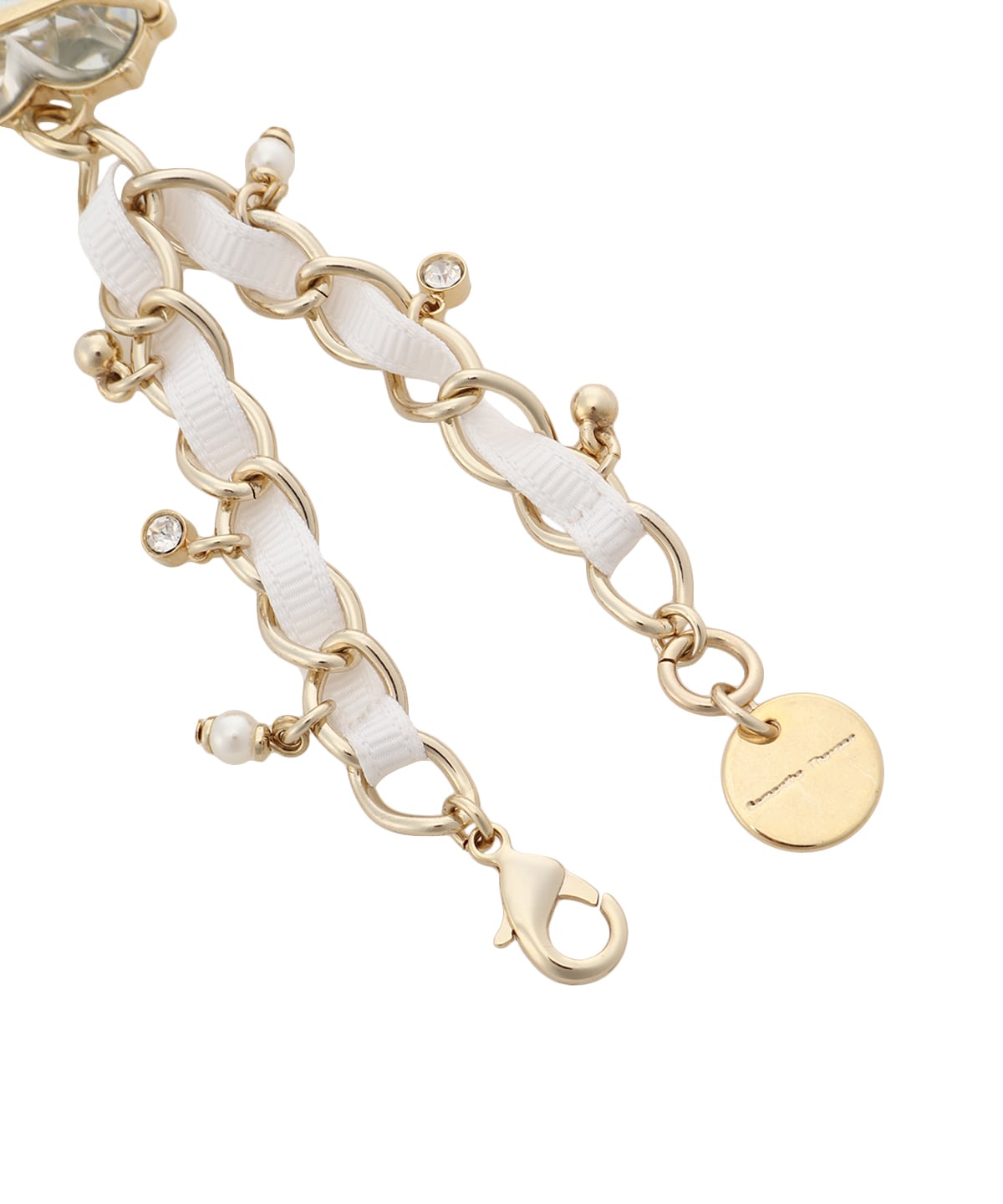 リボンハートバッグチャーム