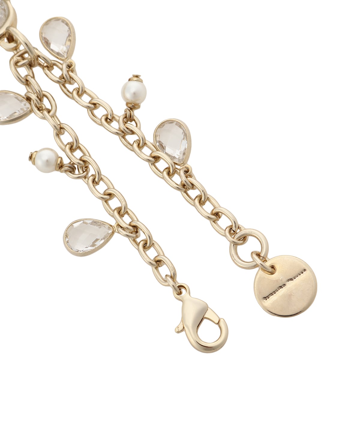 クリアラメフラワーバッグチャーム