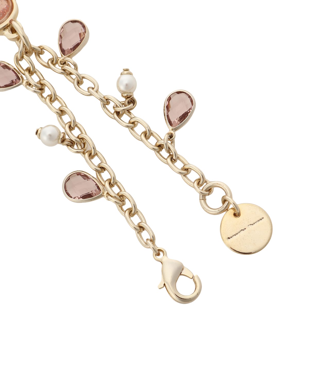 クリアラメフラワーバッグチャーム