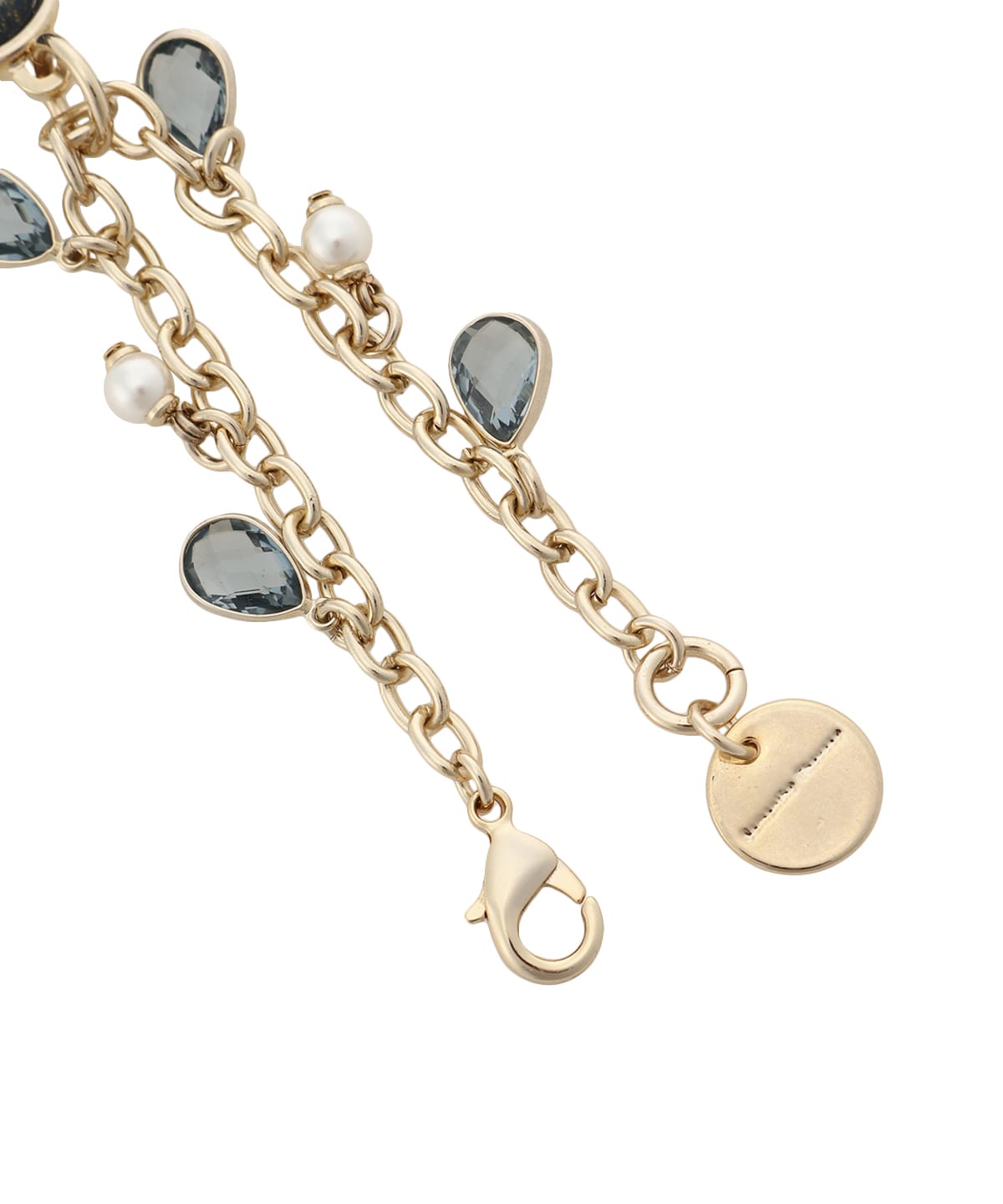 クリアラメフラワーバッグチャーム