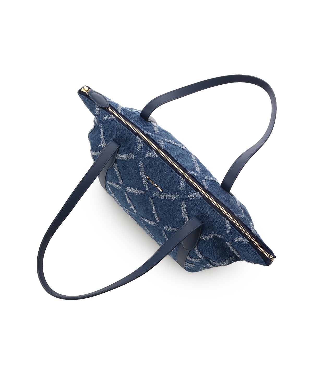 ウォッシング加工デニム調 トートバッグ