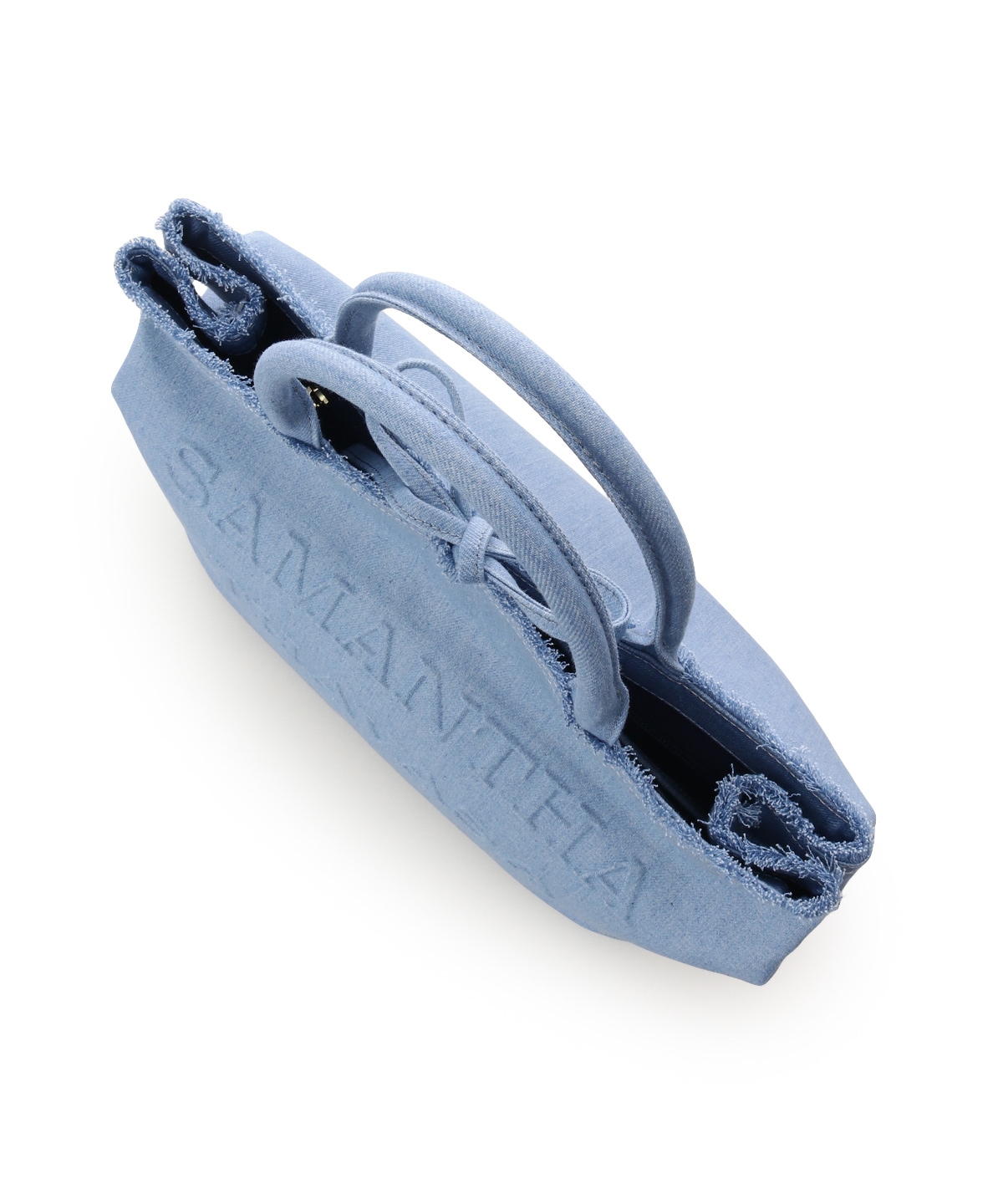 リングムラ糸デニムバッグ