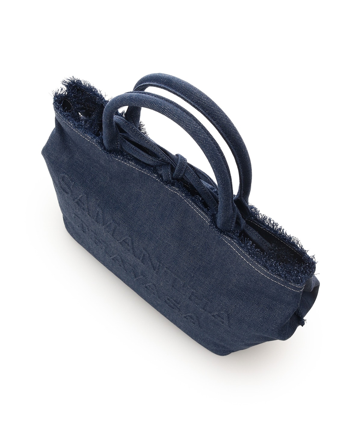 リングムラ糸デニムバッグ