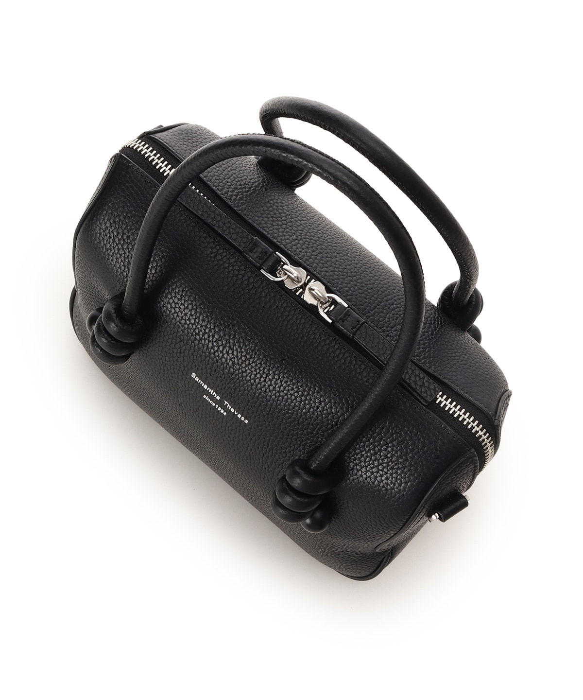 ノットデザインレザーハンドバッグ 大サイズ