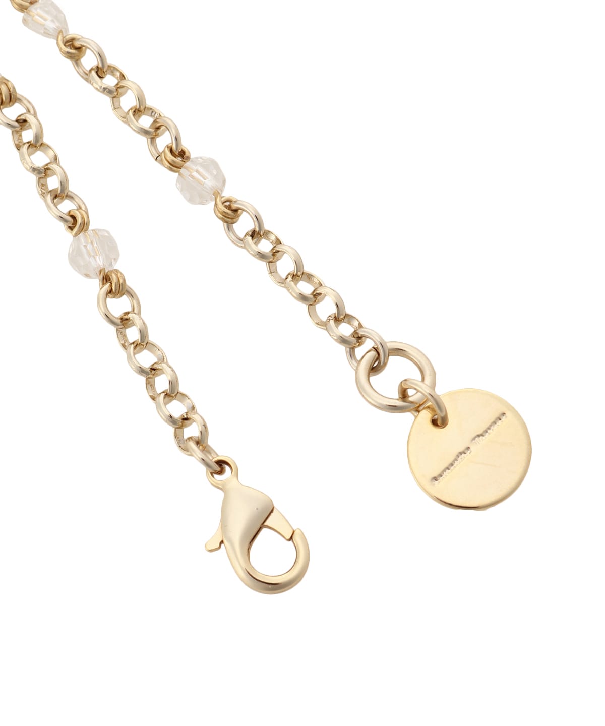 フラワービジューバッグチャーム