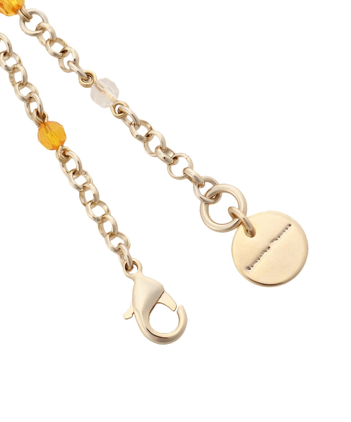 フラワービジューバッグチャーム