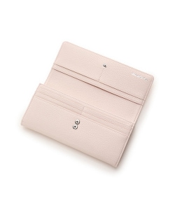 シンプルビジューフラップ長財布