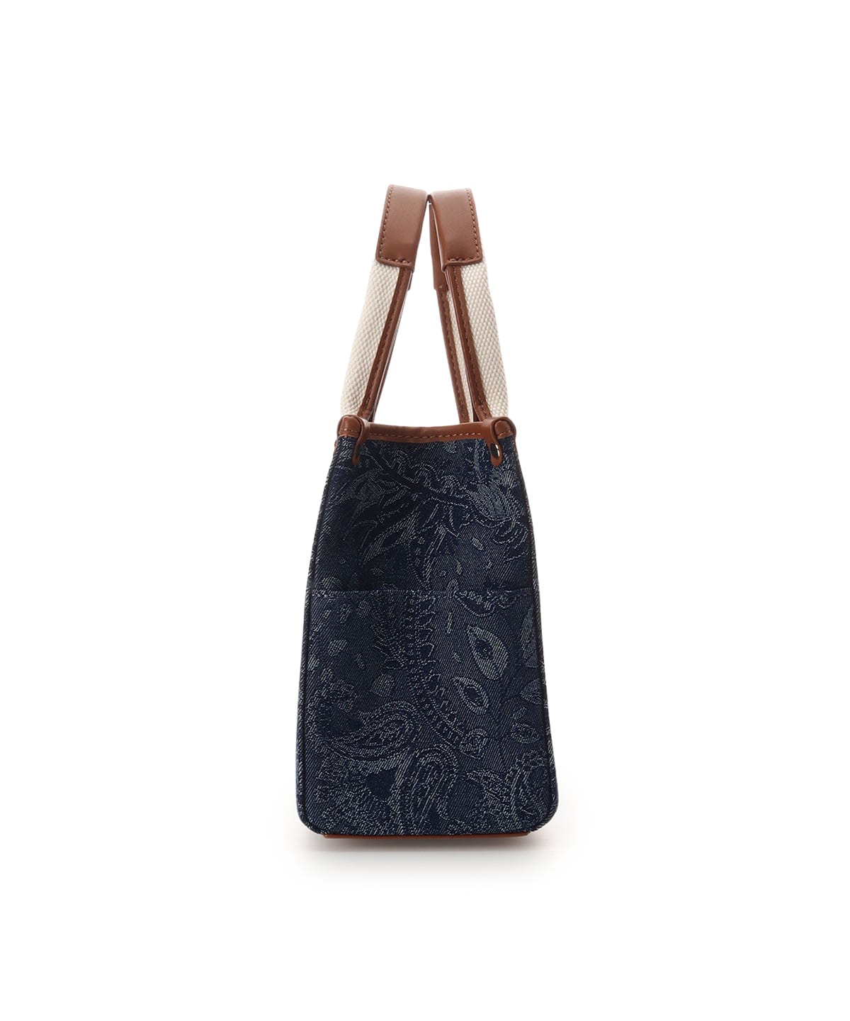 ロゴテープジャガード調トートバッグ（小）