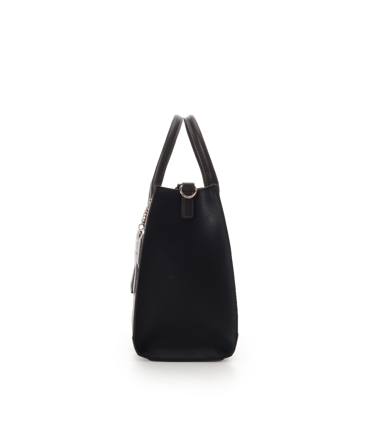 リボンチャーム付きスクエアバッグ