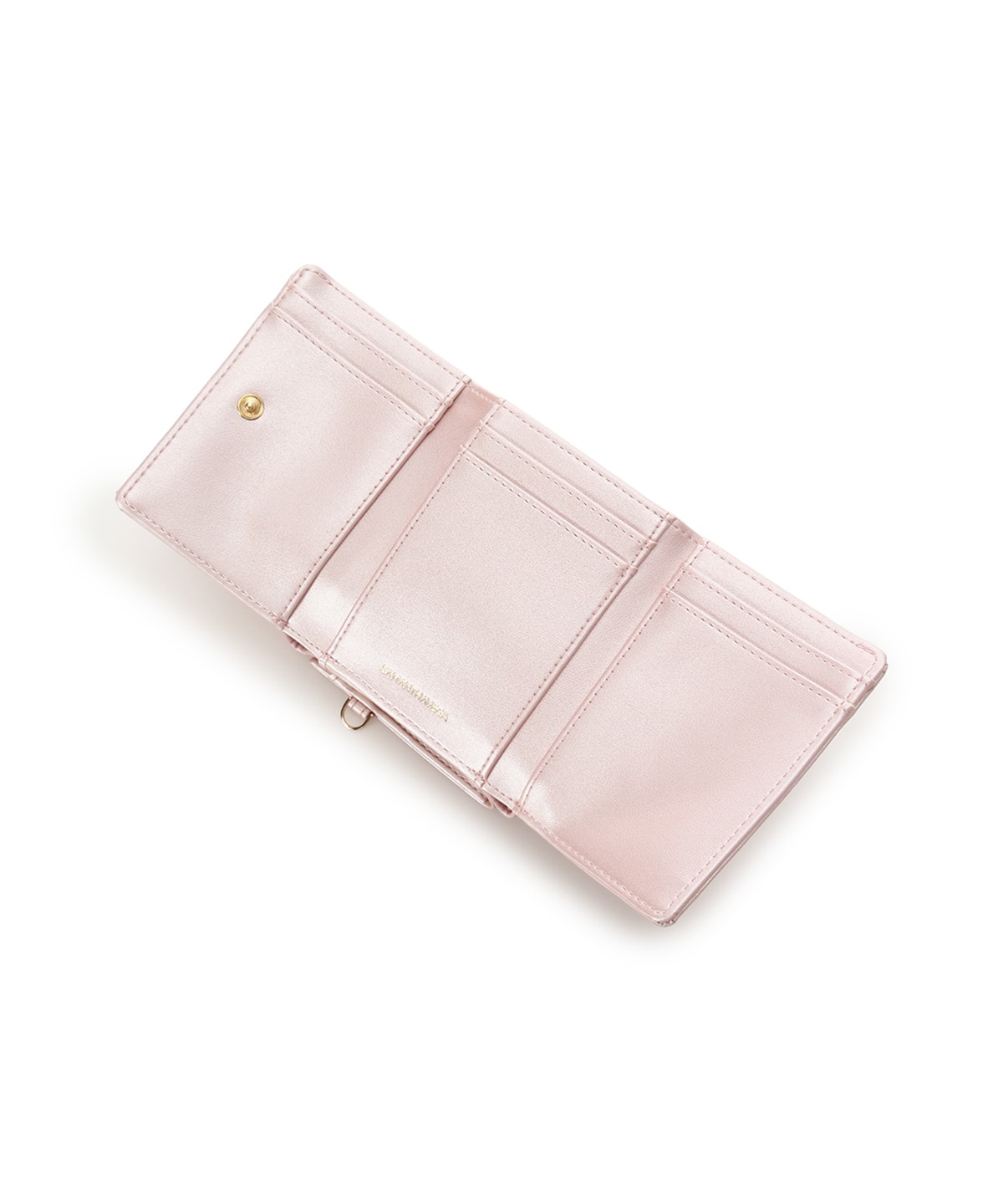 [Holiday Collection]パールカラージュエルリボン折財布