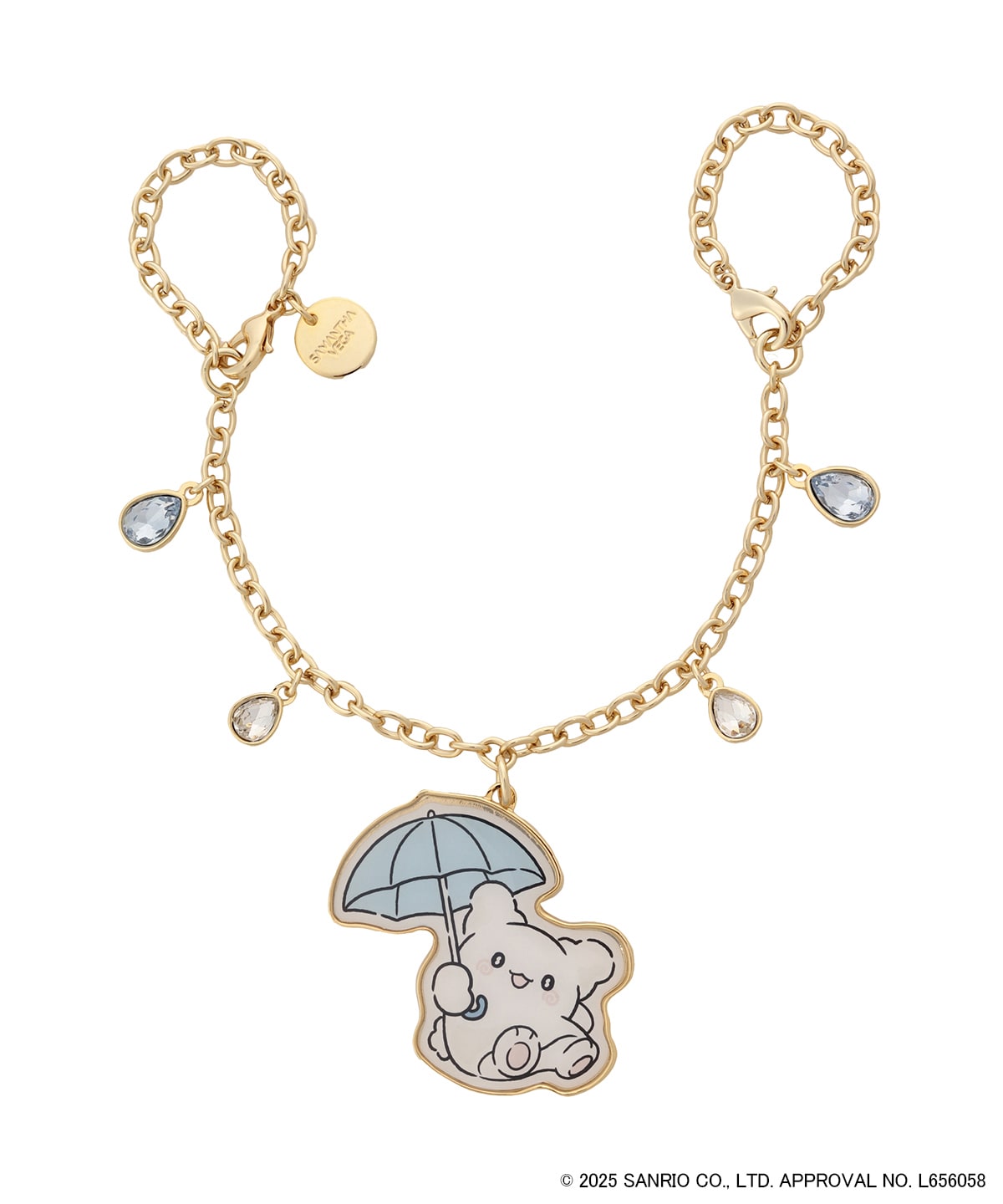 「はなまるおばけ」雨の日バッグチャーム