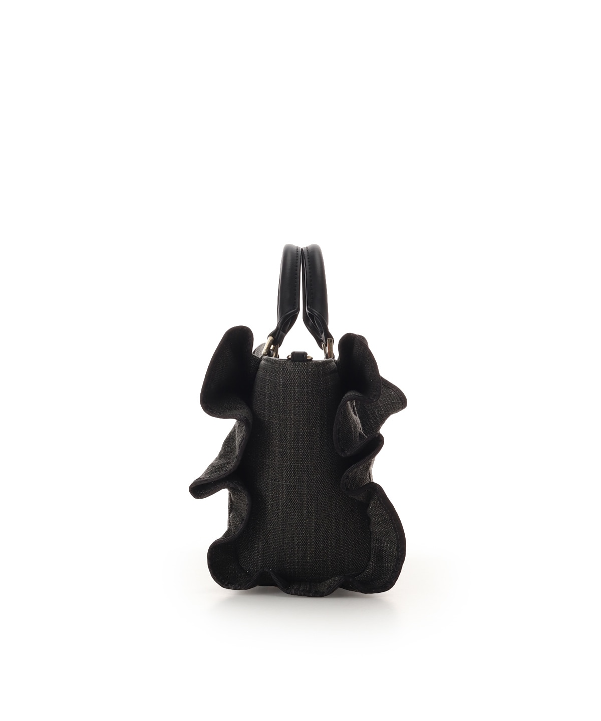 ラメフリルハンドバッグ