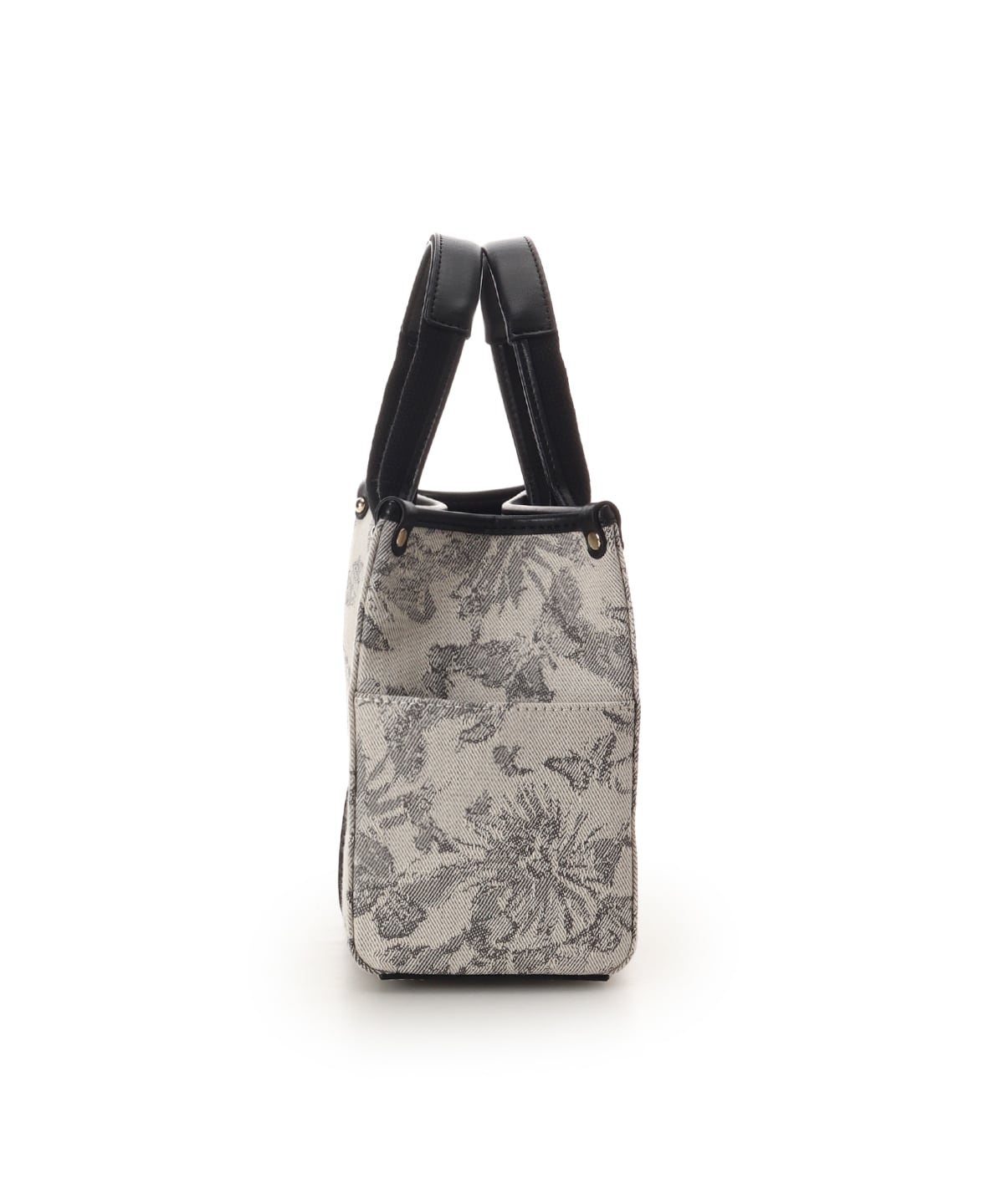 ロゴテープジャガード調トートバッグ（小）