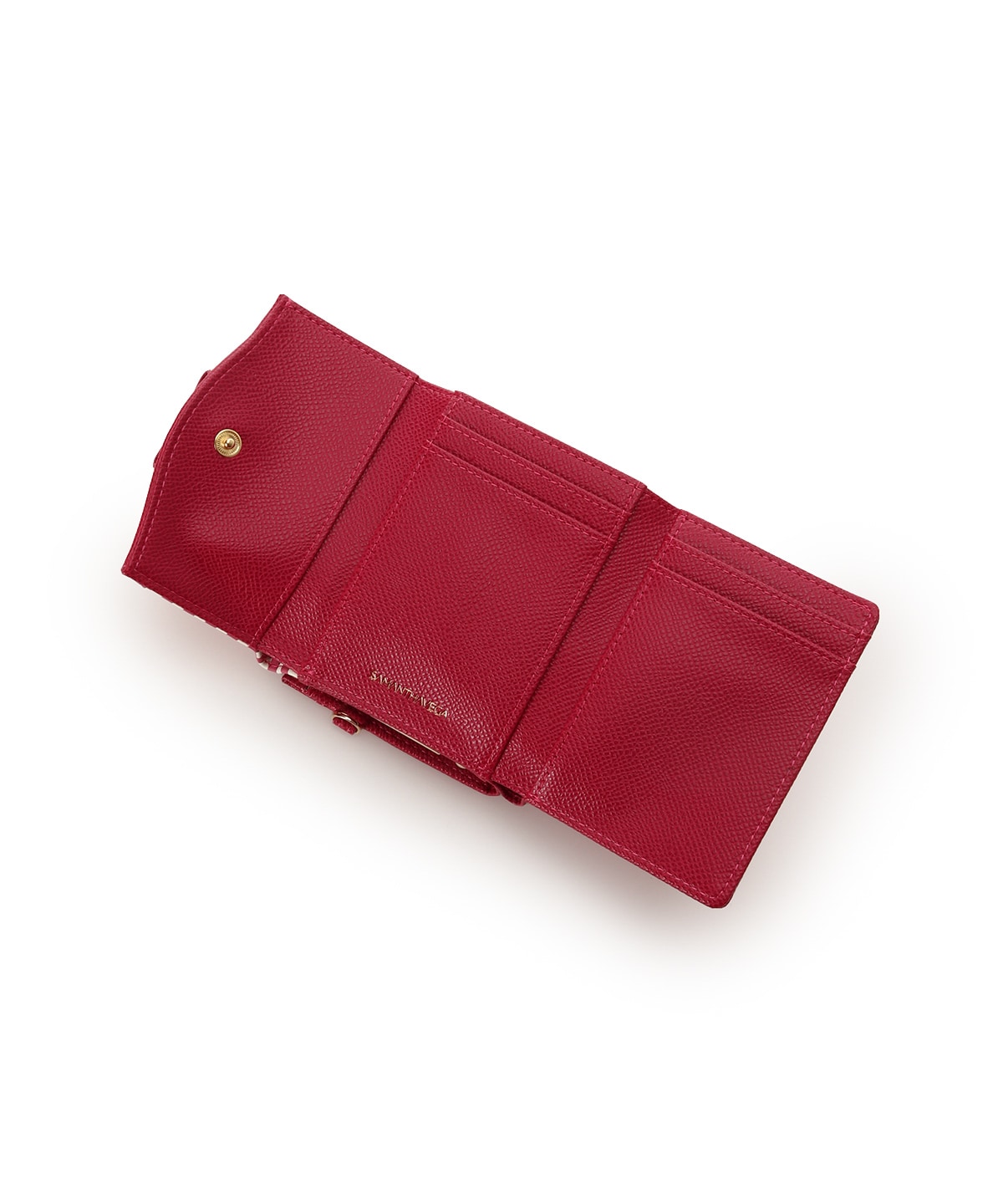 ストロベリーギンガム折財布