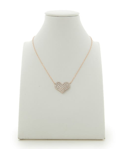 PerfectHeartネックレス(大)(42cm K18 ピンクA): Samantha Tiara