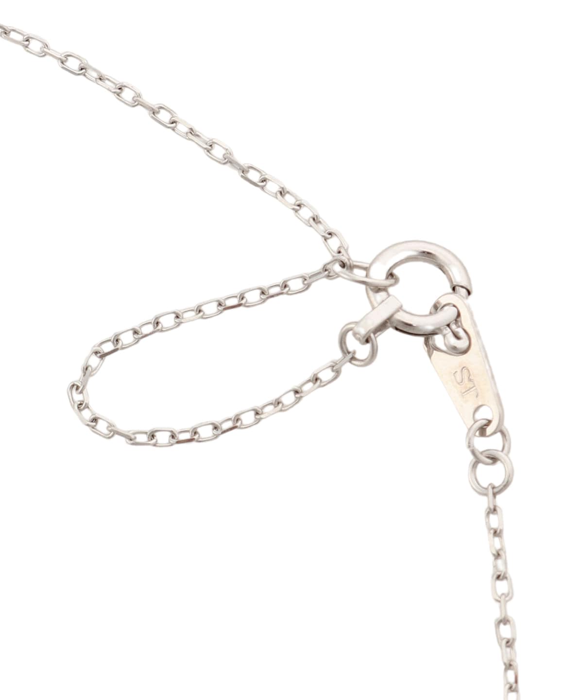 「オンライン限定」K10WG カラフルフラワー ネックレス