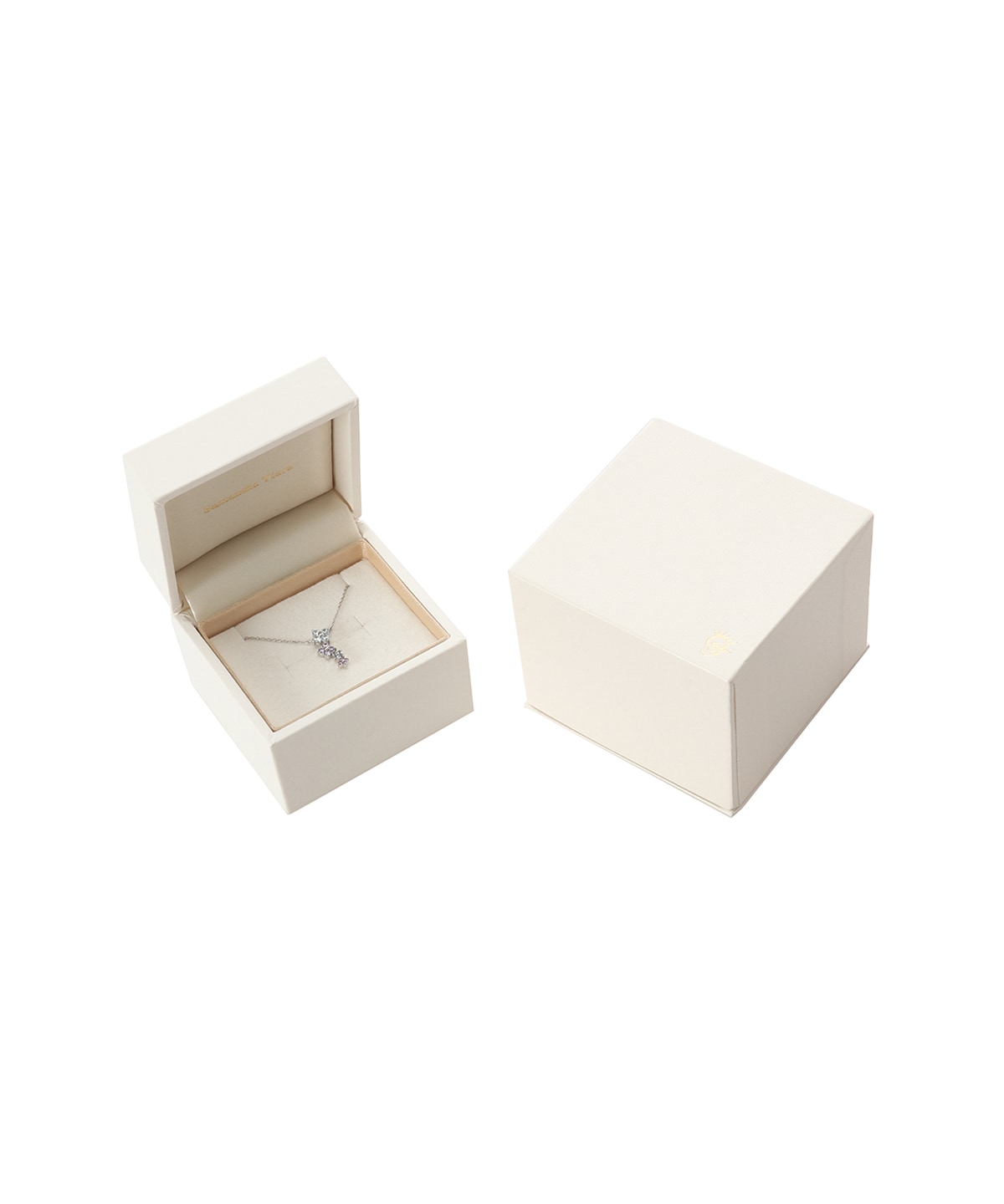 フラワーモチーフバンド　グラデーション ネックレス