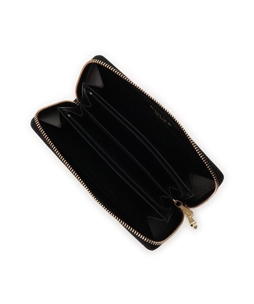 ハートスタッズ ラウンドジップ長財布 Free ブラック Samantha Thavasa Petit Choiceサマンサタバサ グループ 公式オンラインショップ