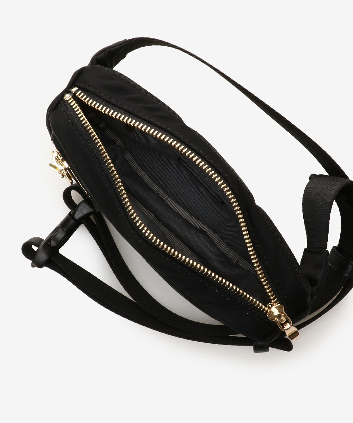 シンプルロゴナイロンウエストポーチ Free ブラック Samantha Thavasa Petit Choiceサマンサタバサグループ 公式オンラインショップ