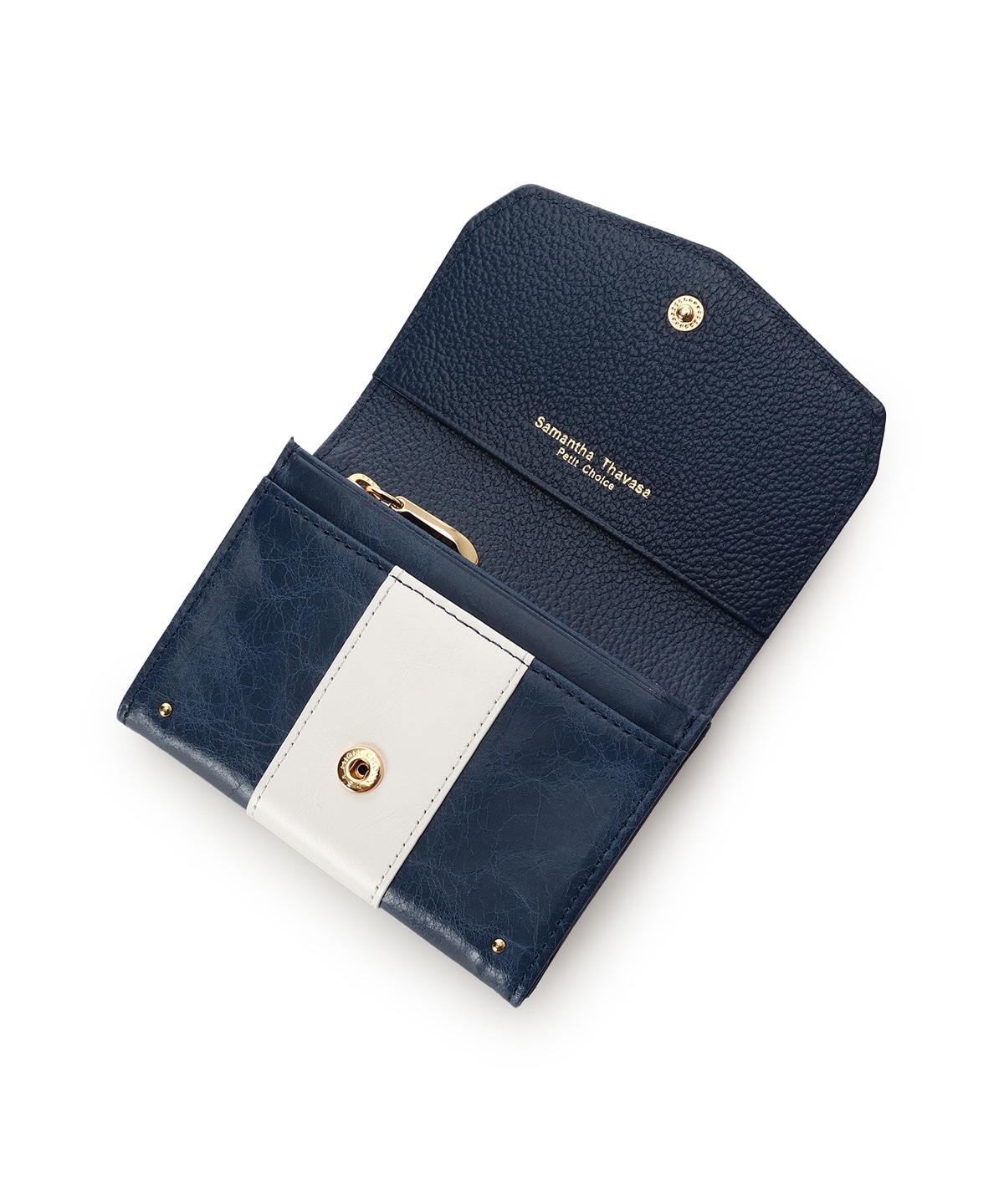 バイカラープルアップレザー マルチケース