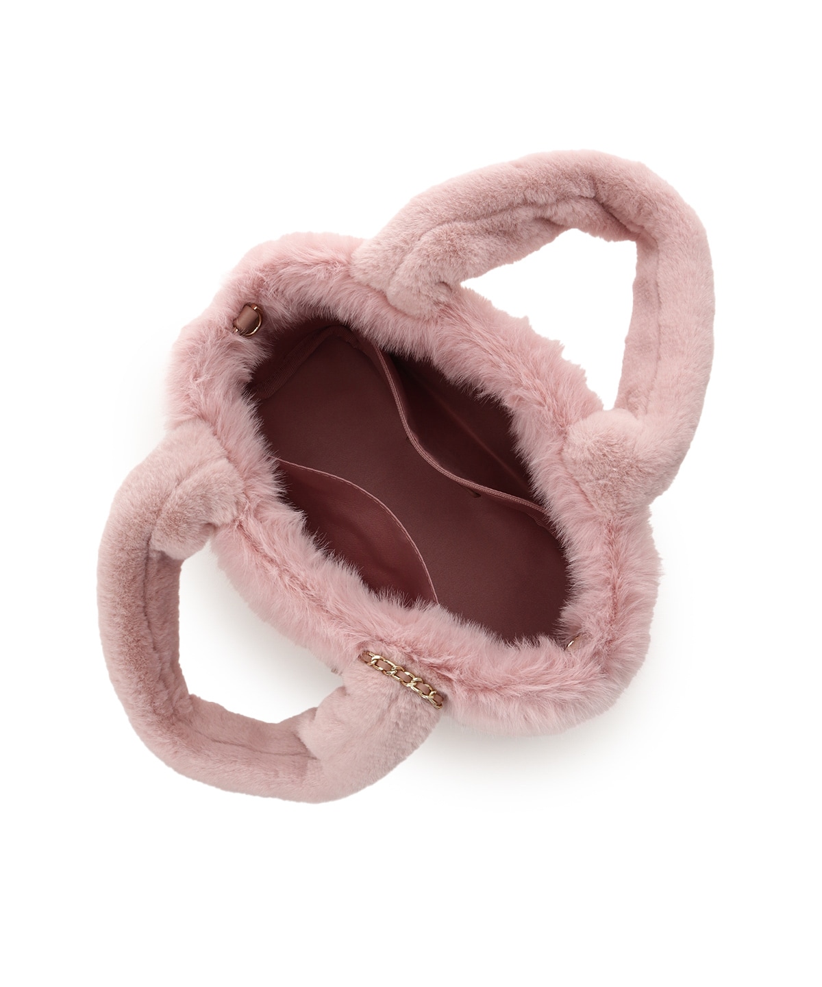 キルティングファーバッグ