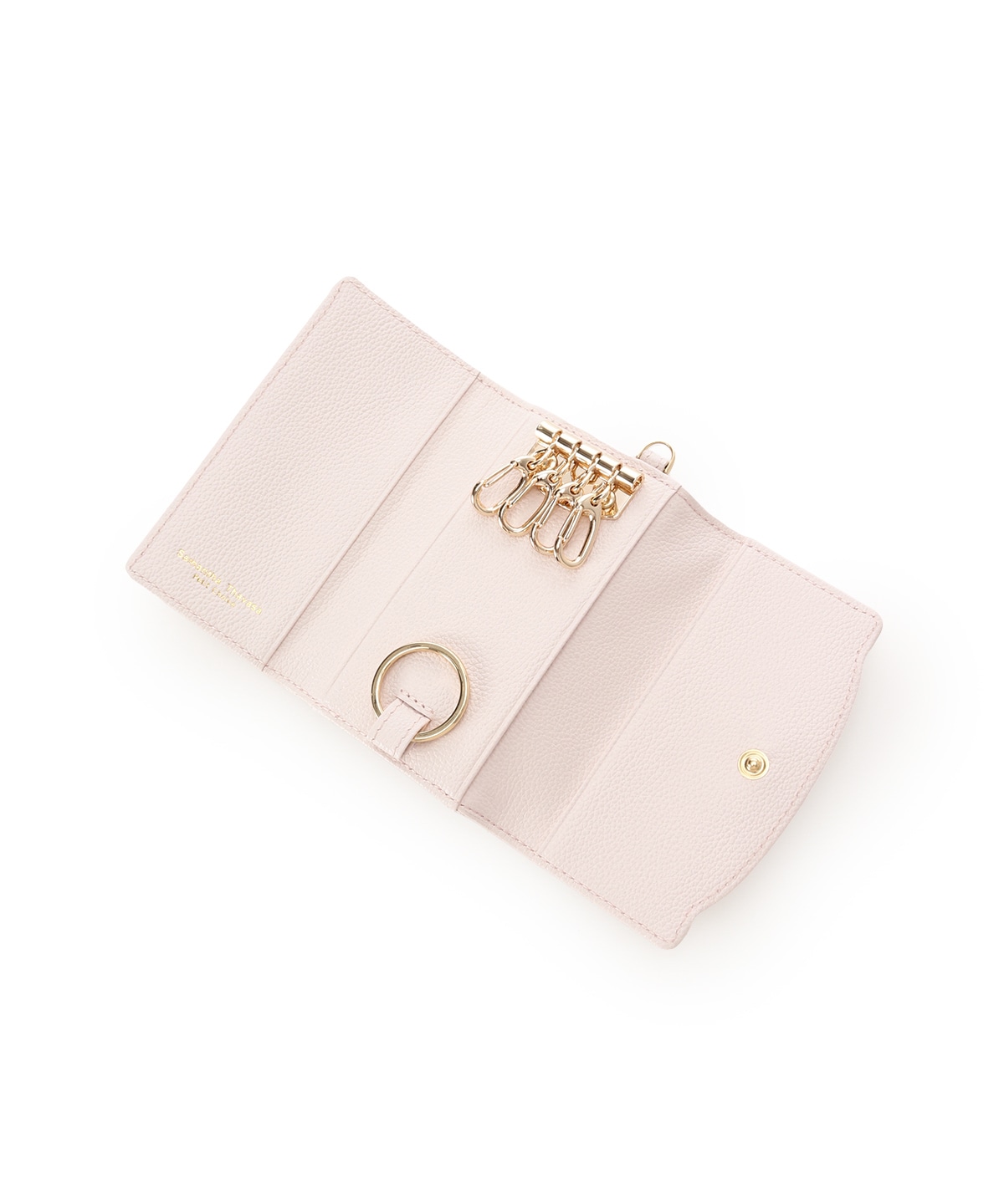 ラメフラワービジュー キーケース