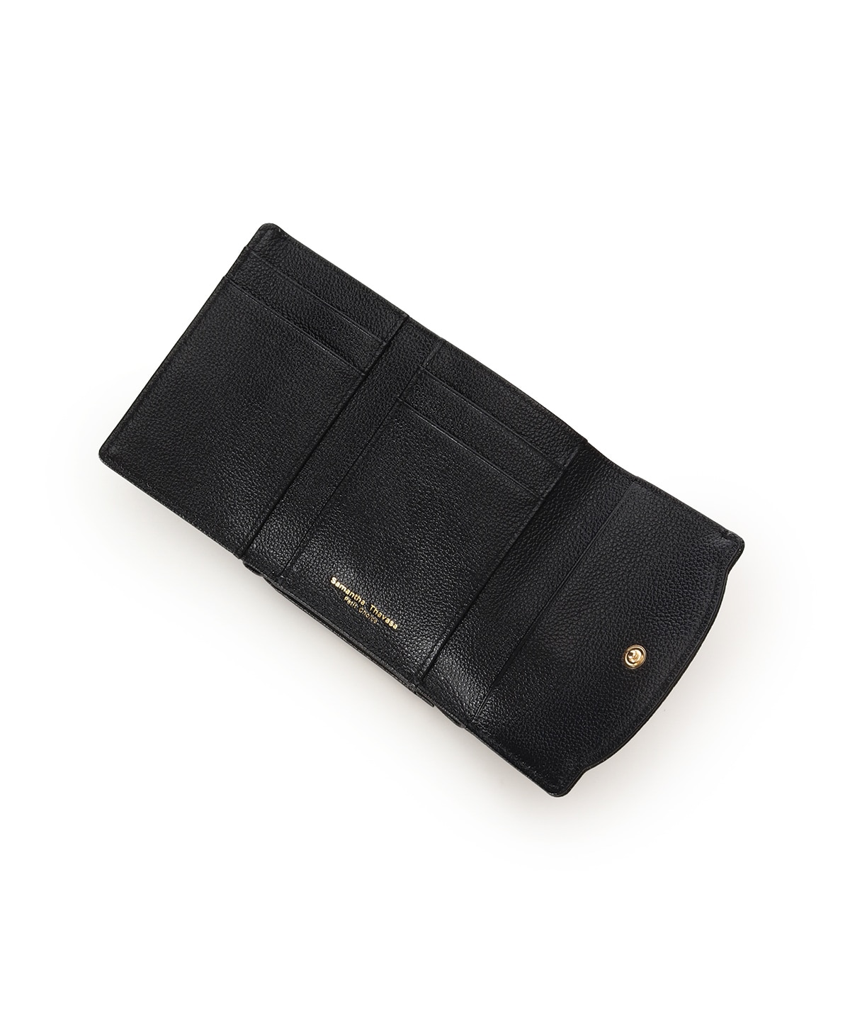 ラメフラワービジュー 折財布