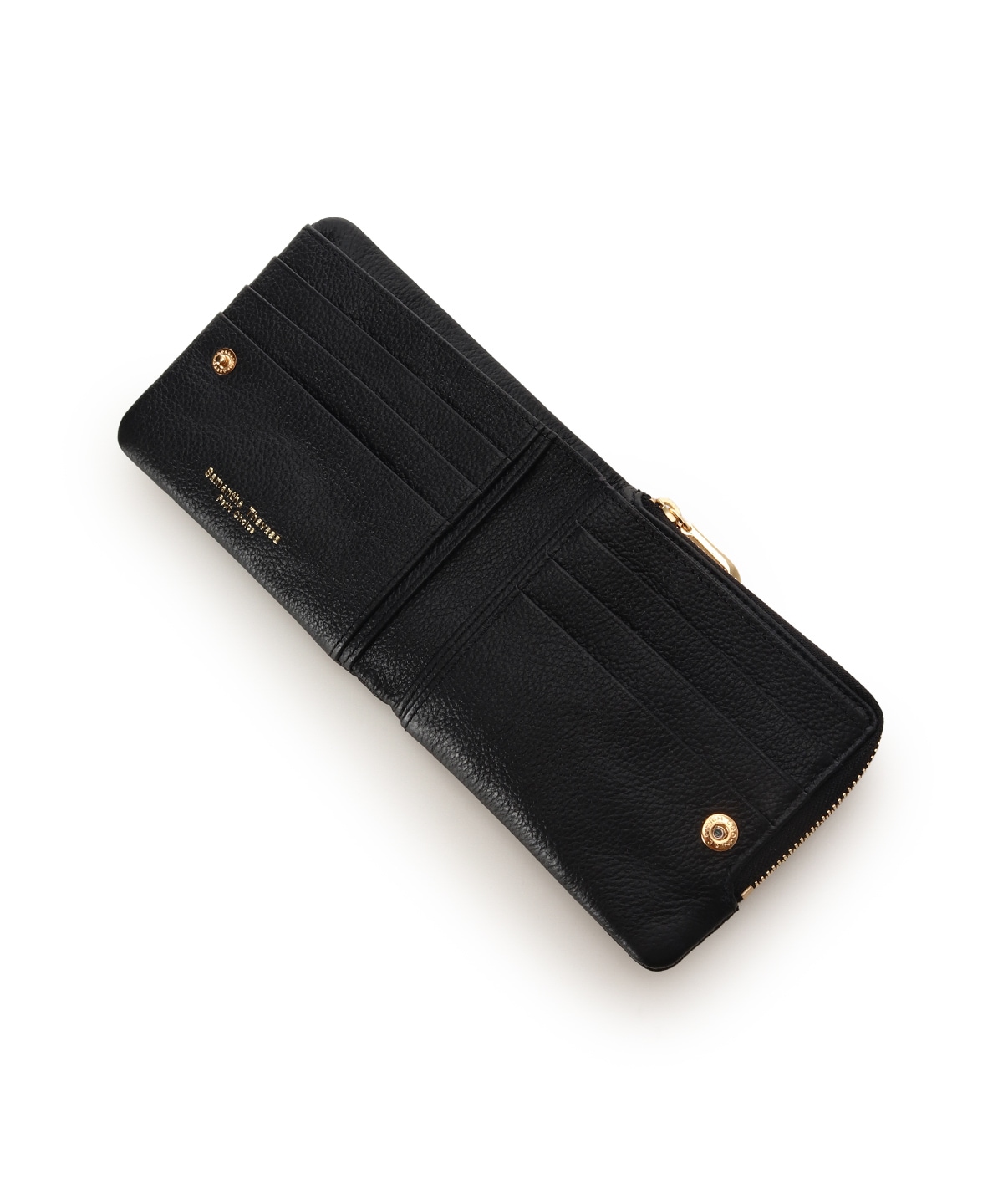 スクエアモチーフソフトレザー 折財布