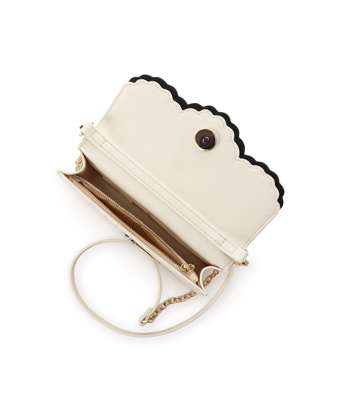 スカラップドット ウォレットショルダー