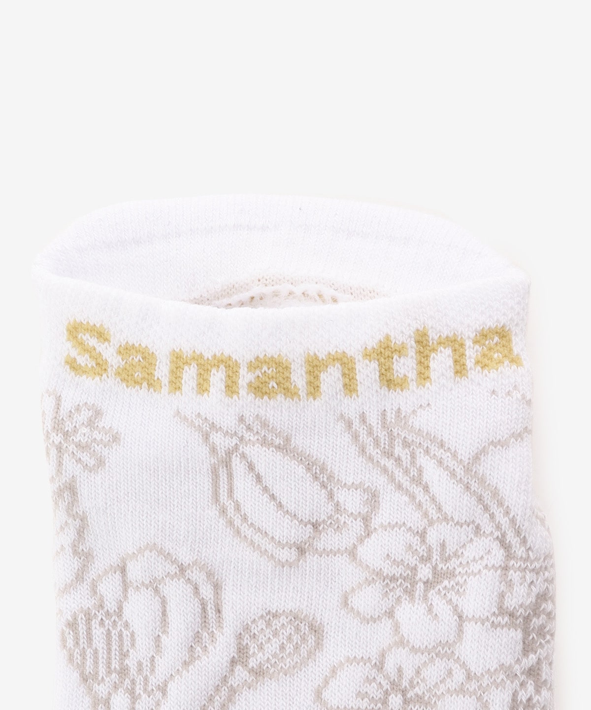 フラワーアンクルソックス