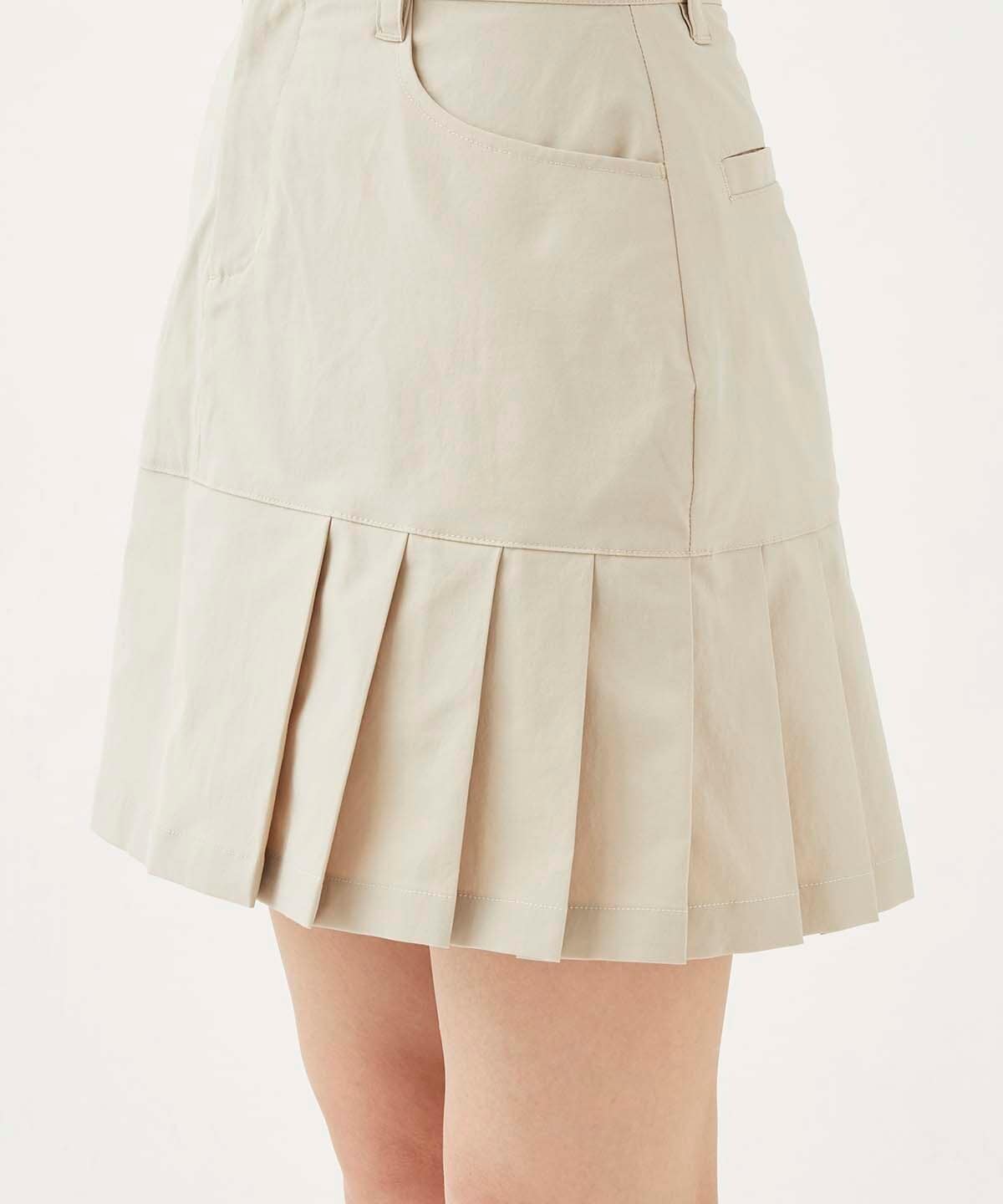 ハートボタンプリーツスコート