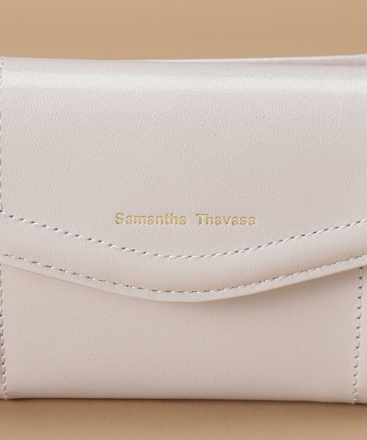 シンプルラメレザー 三つ折り財布 Free ベビーピンク Samantha Thavasaサマンサタバサグループ 公式オンラインショップ