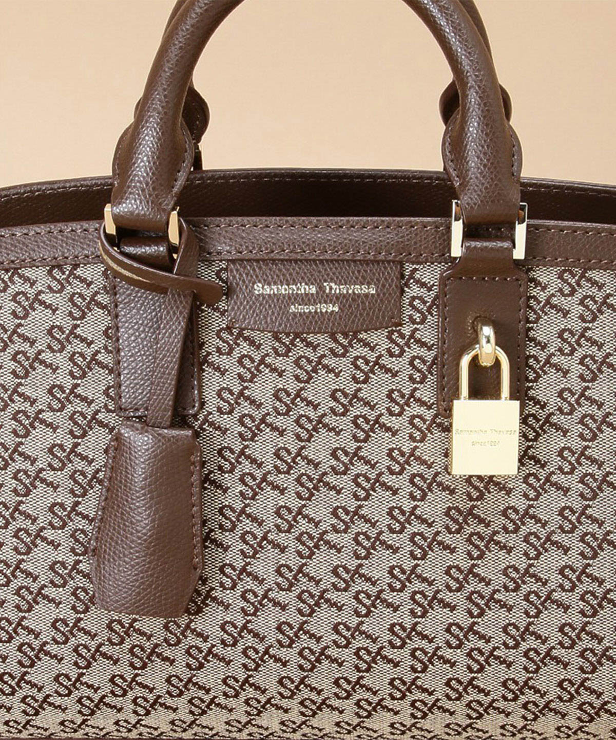 美品】 ST Jacquard サマンサミア ハンドバッグ