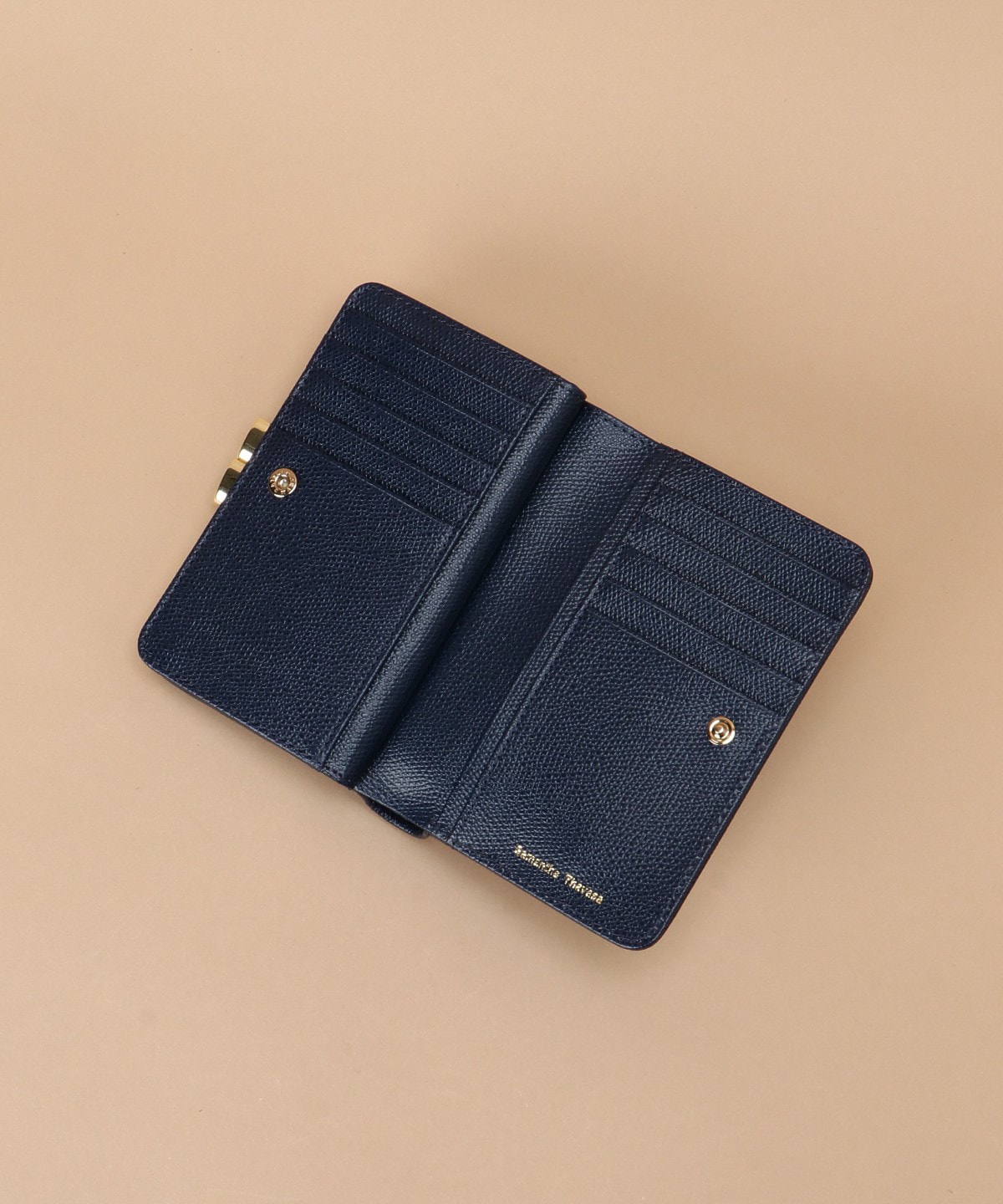 Denim ST Jacquard二つ折り口金財布