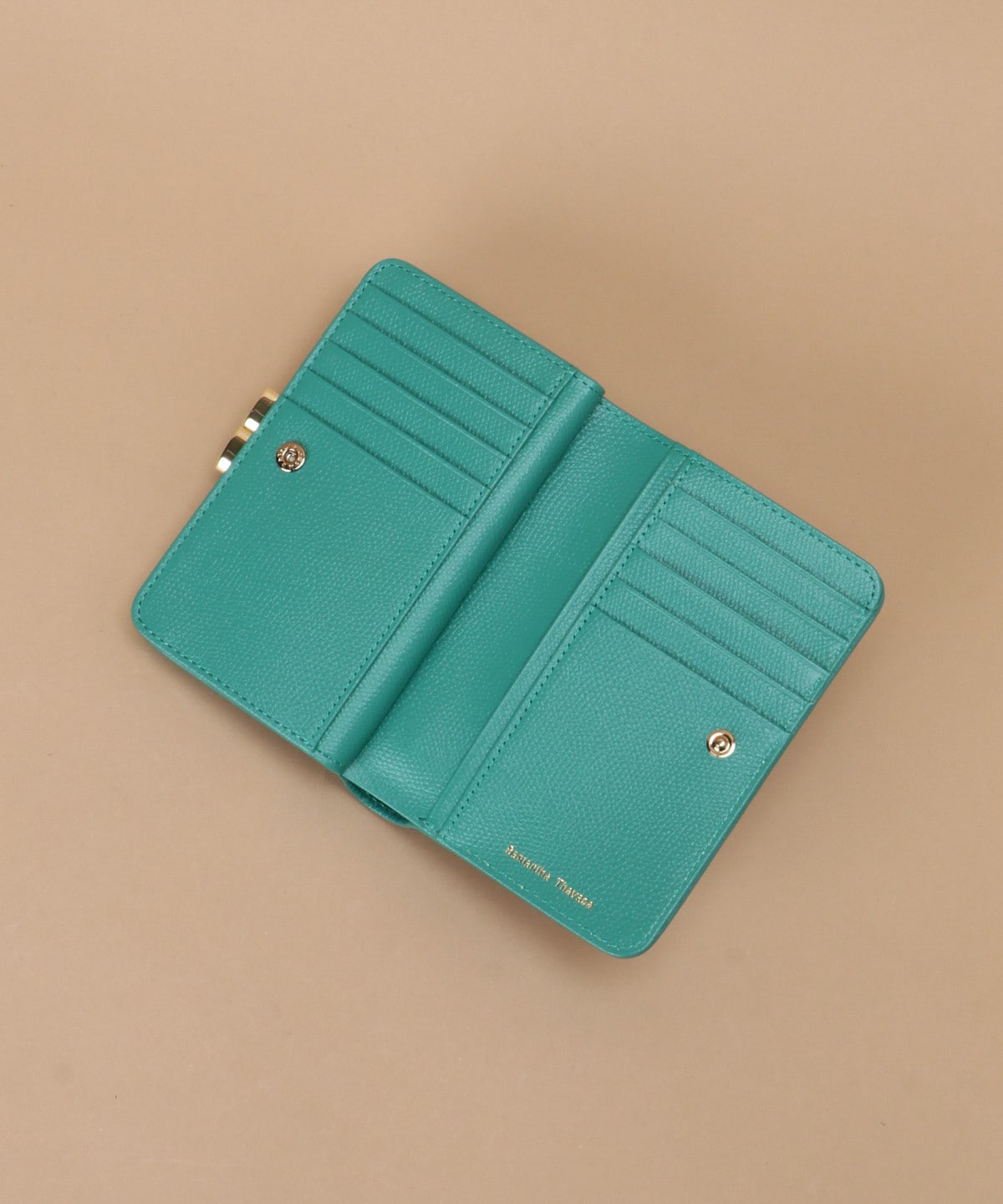 Denim ST Jacquard二つ折り口金財布