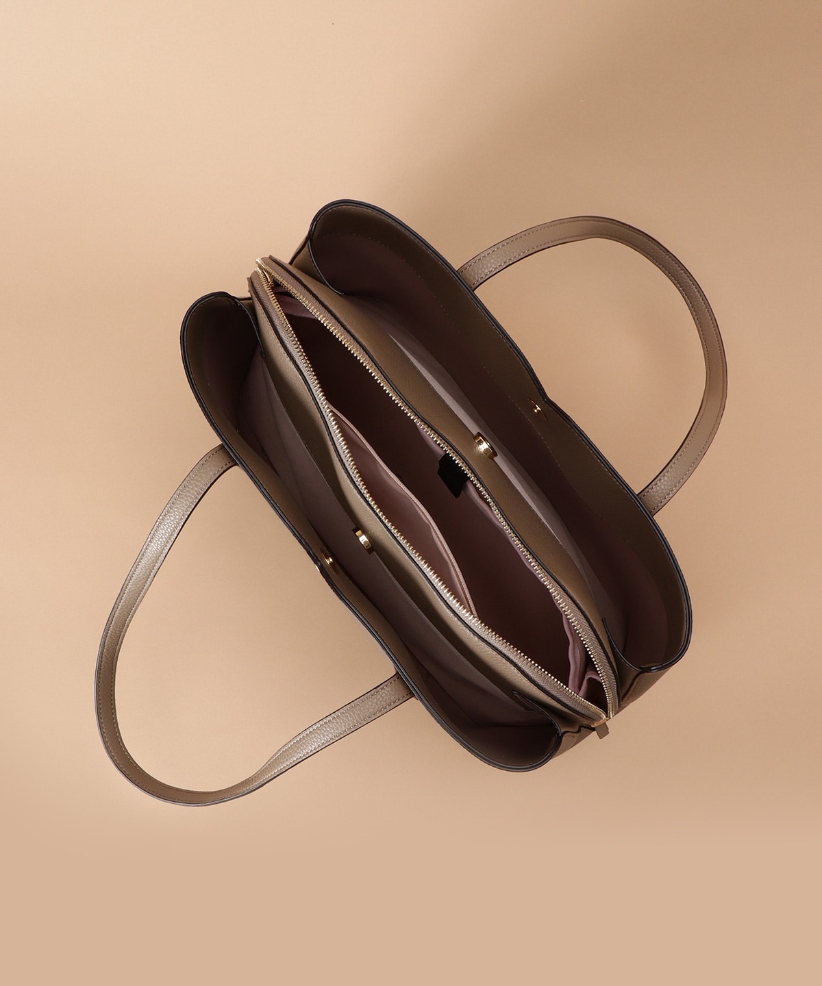 ウェーブデザインカッティングトートーバッグ