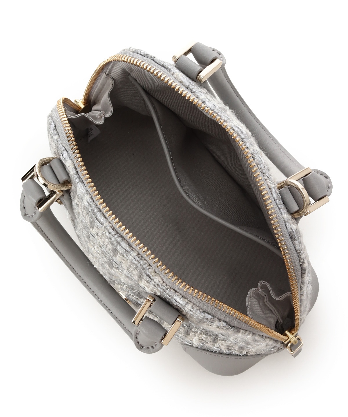 [Holiday Collection]ファンシーツイード ハンドバッグ