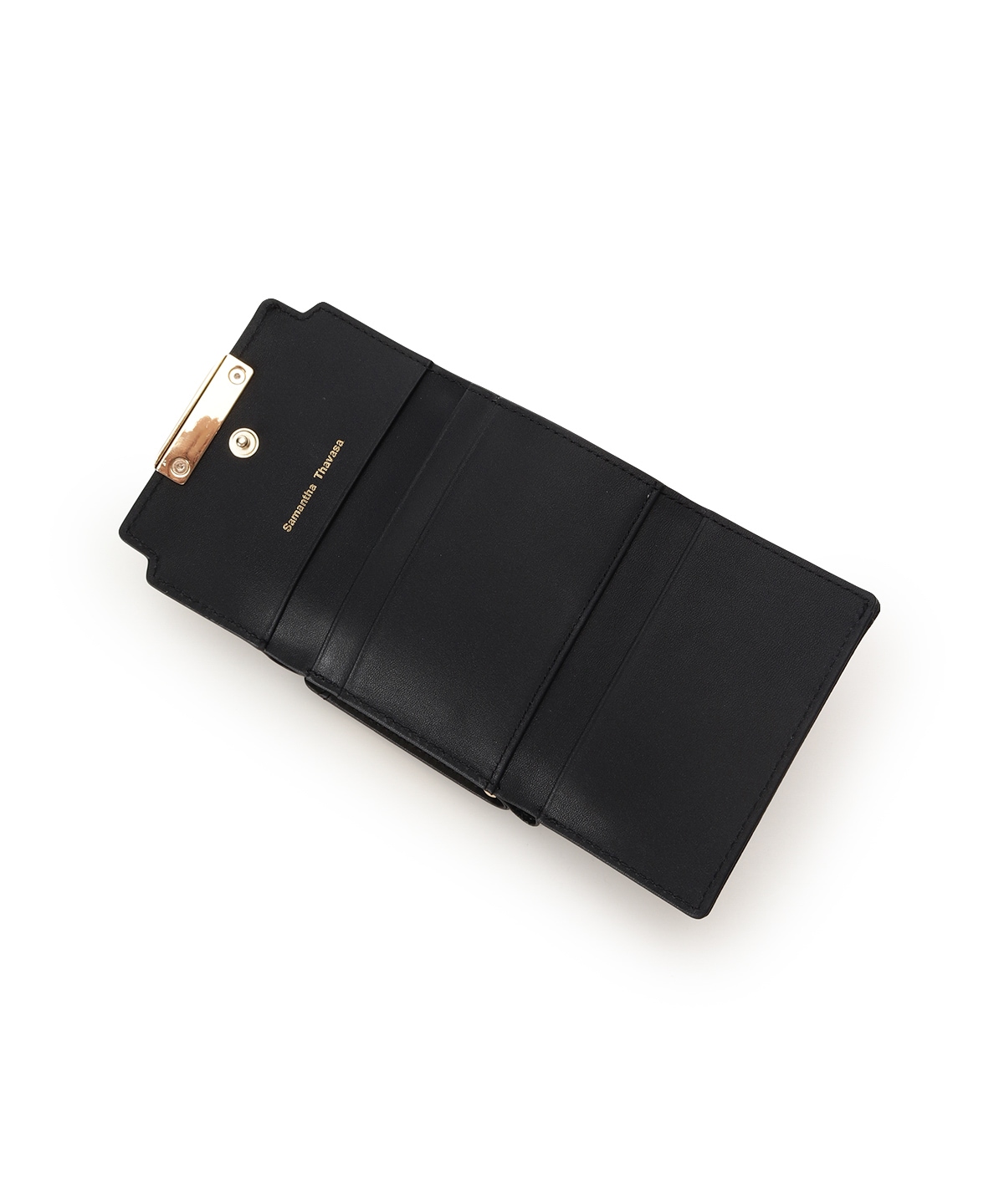 リボンモチーフ金具 口金折財布