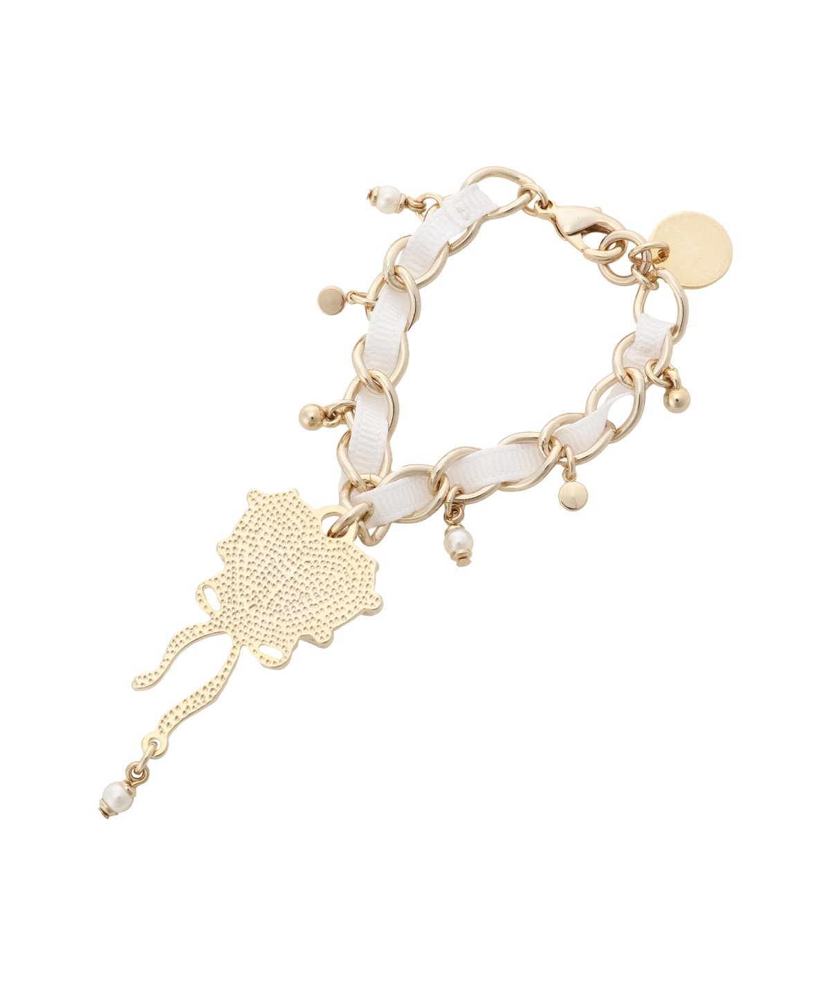 リボンハートバッグチャーム