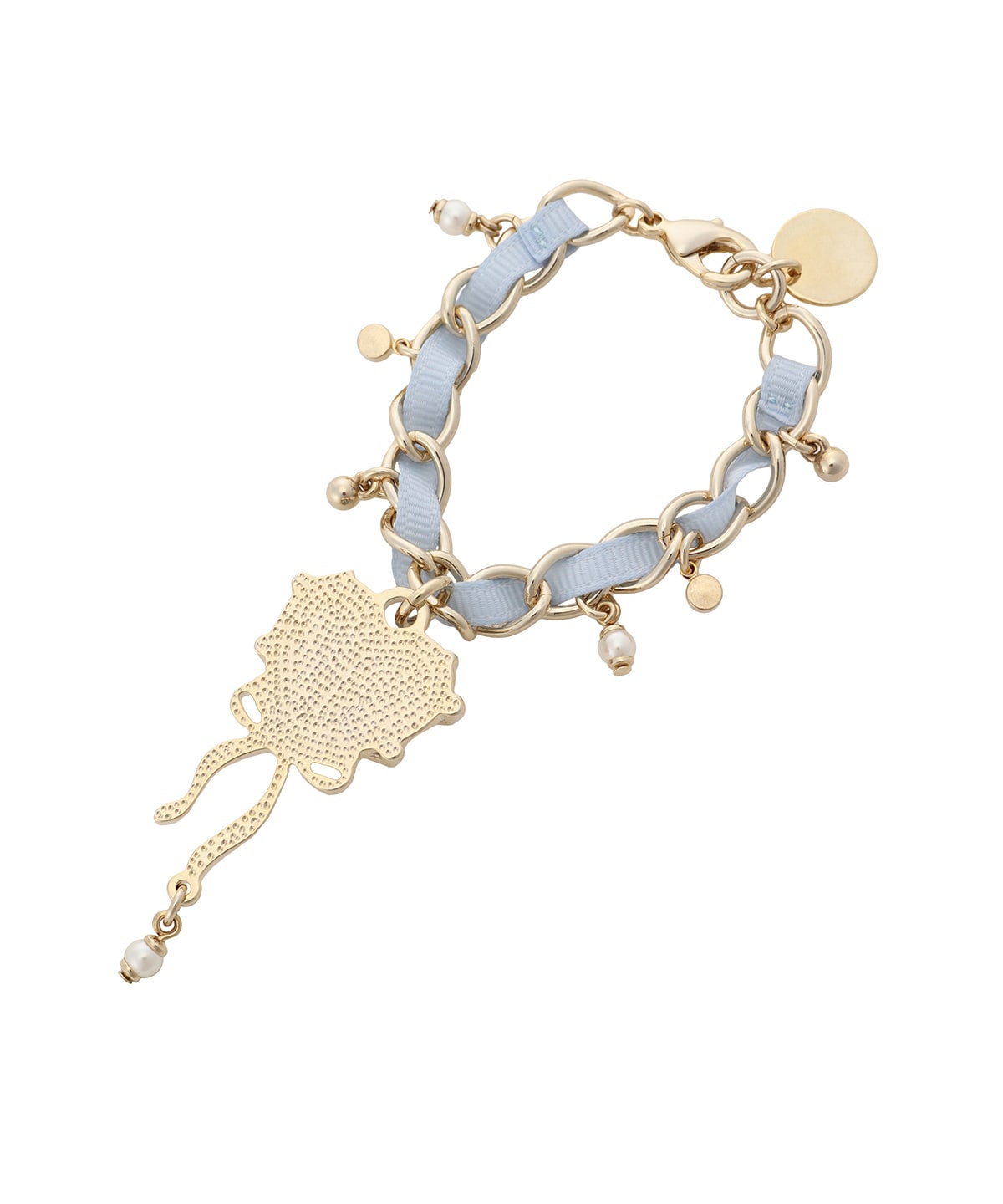 リボンハートバッグチャーム