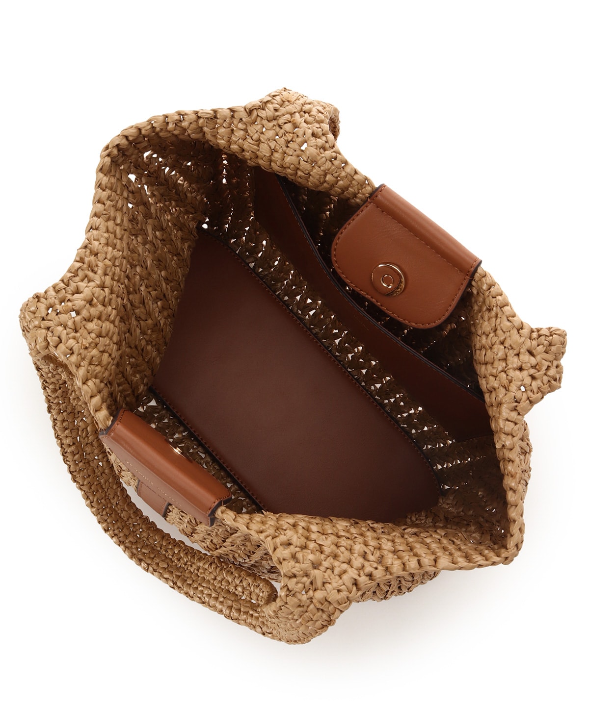 かご編みトートバッグ