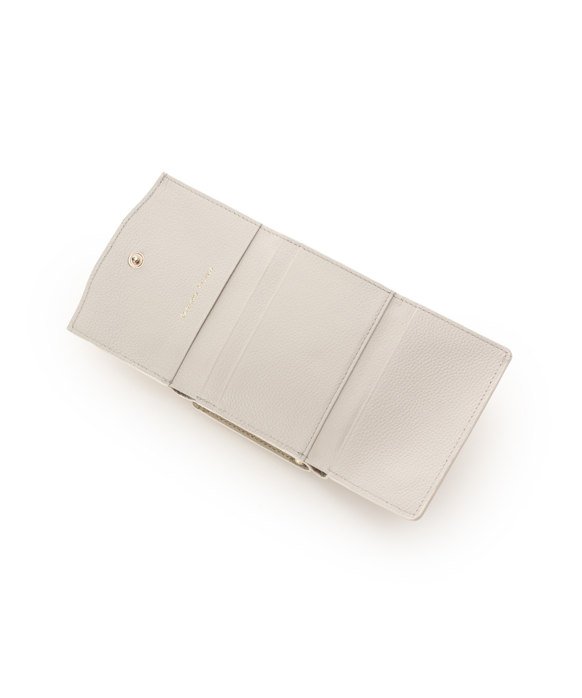 バイカラーリボンモチーフ口金折財布