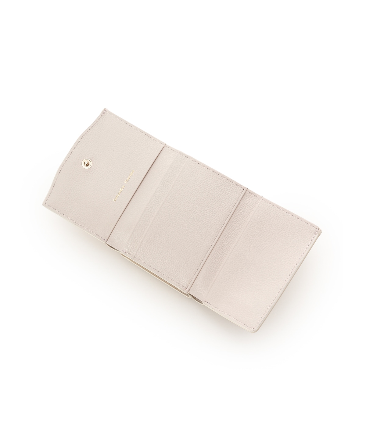 バイカラーリボンモチーフ口金折財布