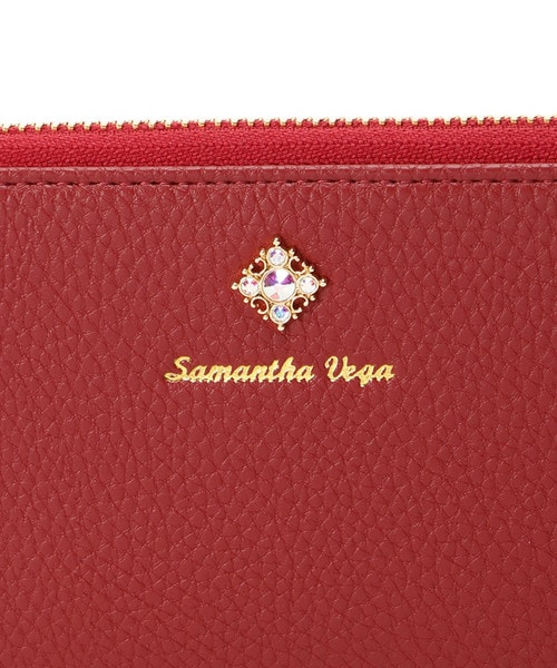 シンプルビジューラウンド財布
