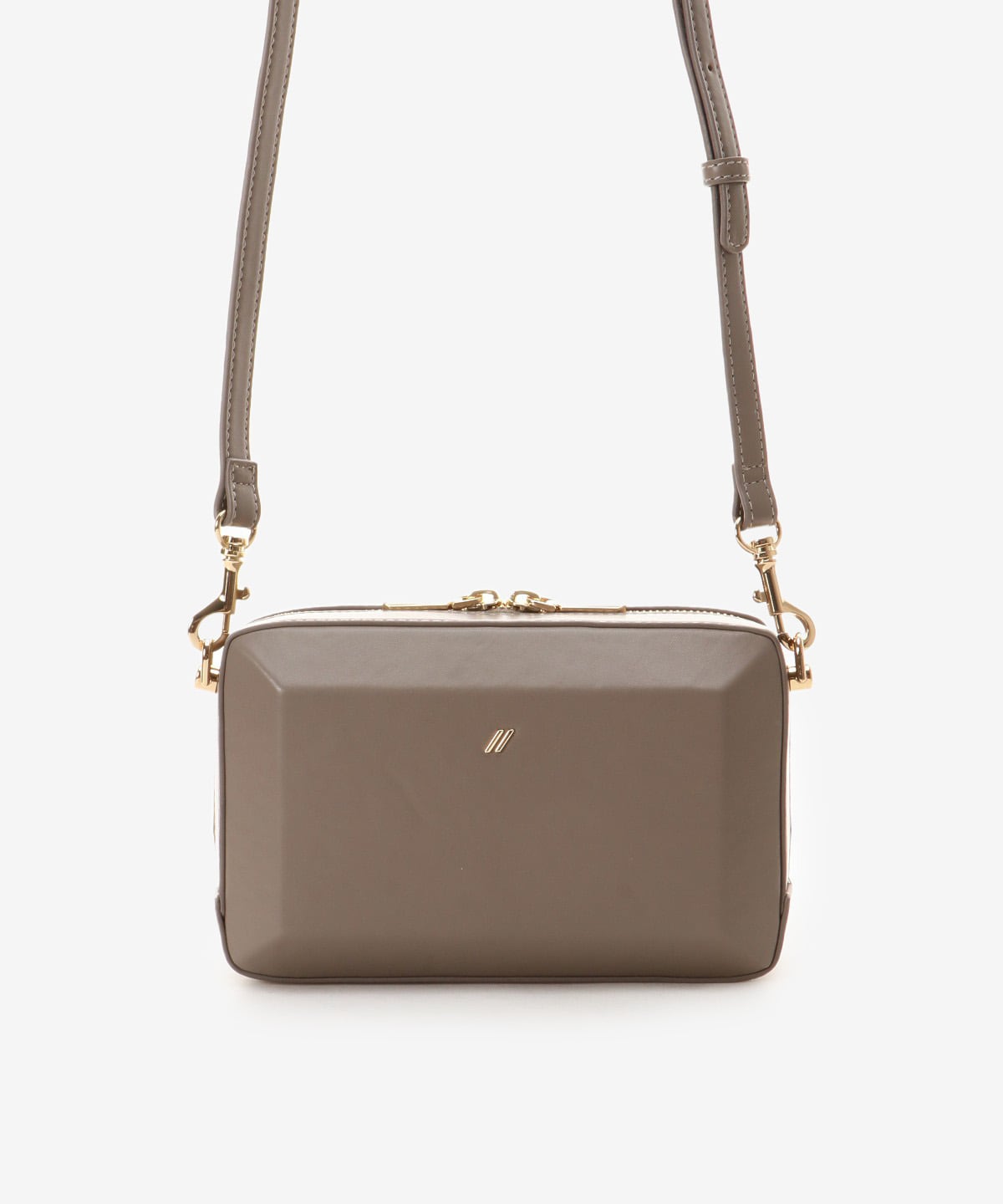 スクエアストーンショルダーバッグ