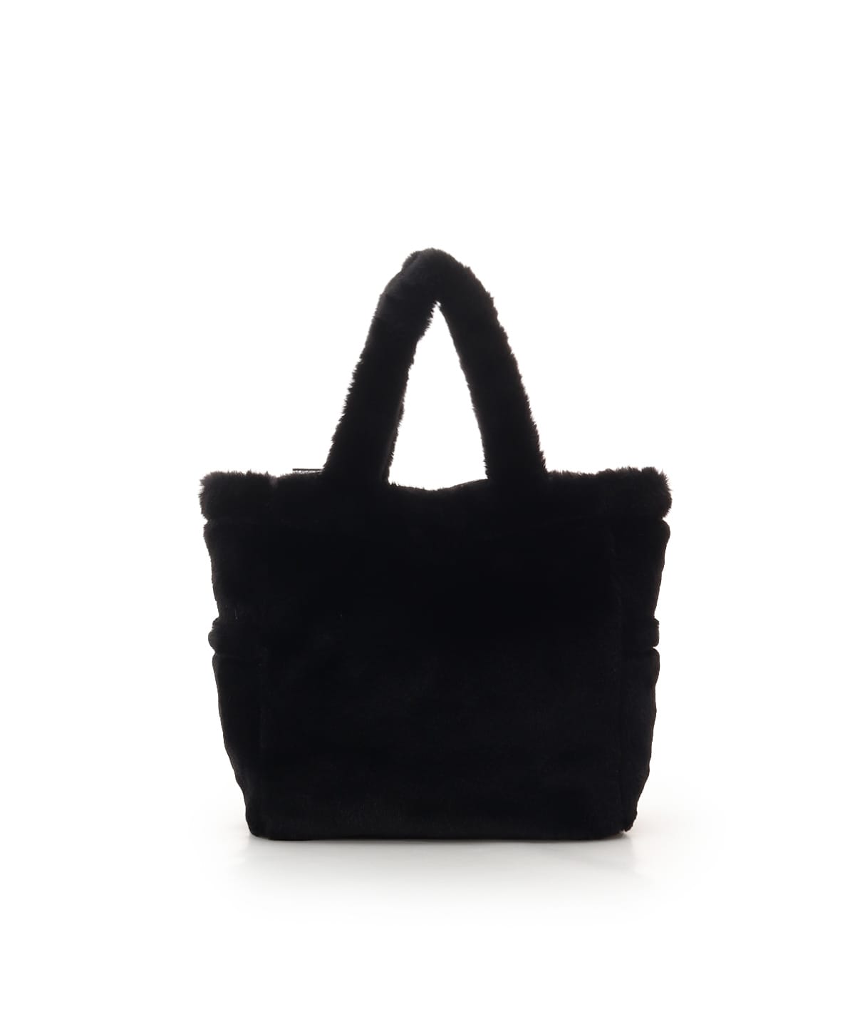 シフォンリボンファーハンドバッグ