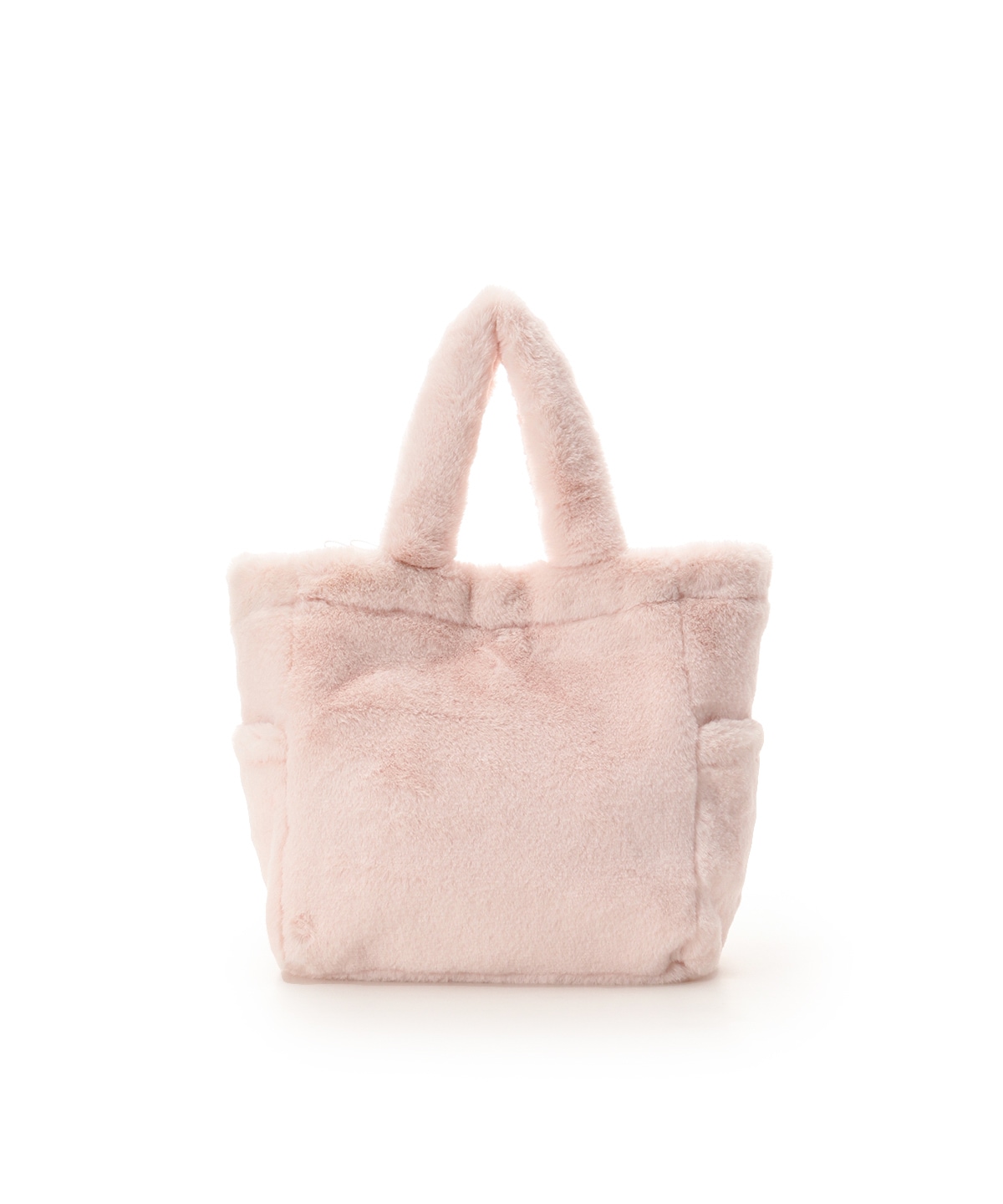 シフォンリボンファーハンドバッグ