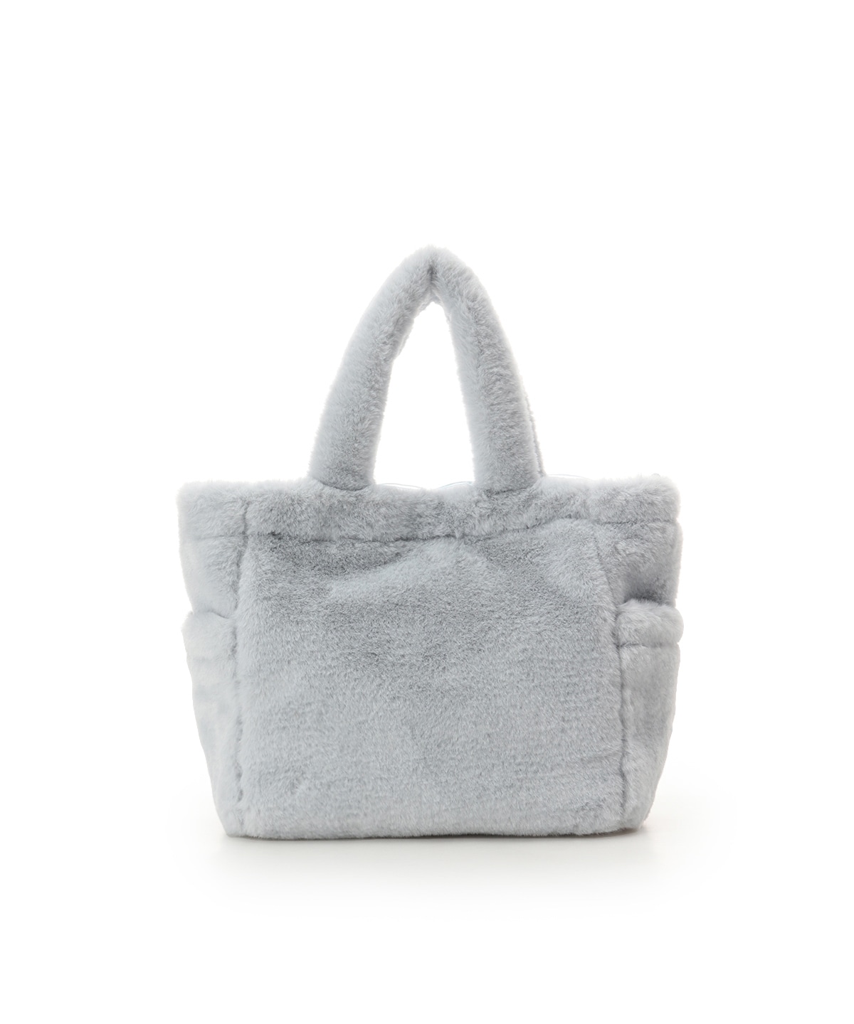 シフォンリボンファーハンドバッグ