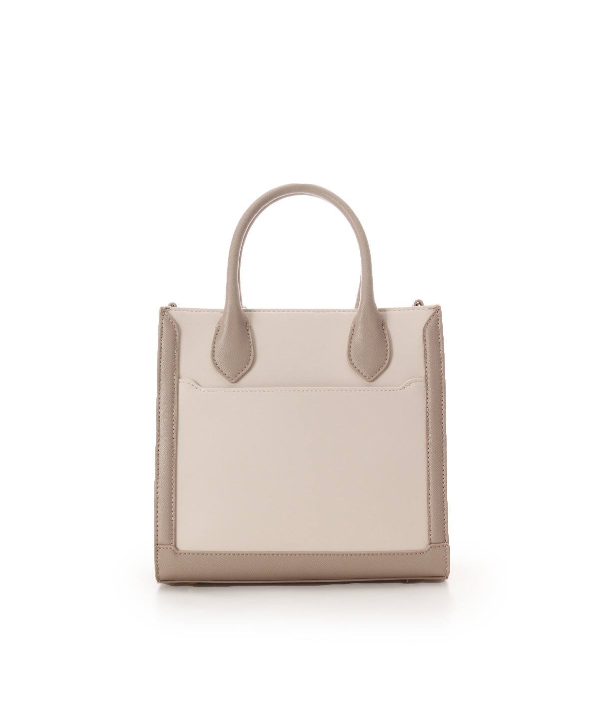 リボンチャーム付きスクエアバッグ