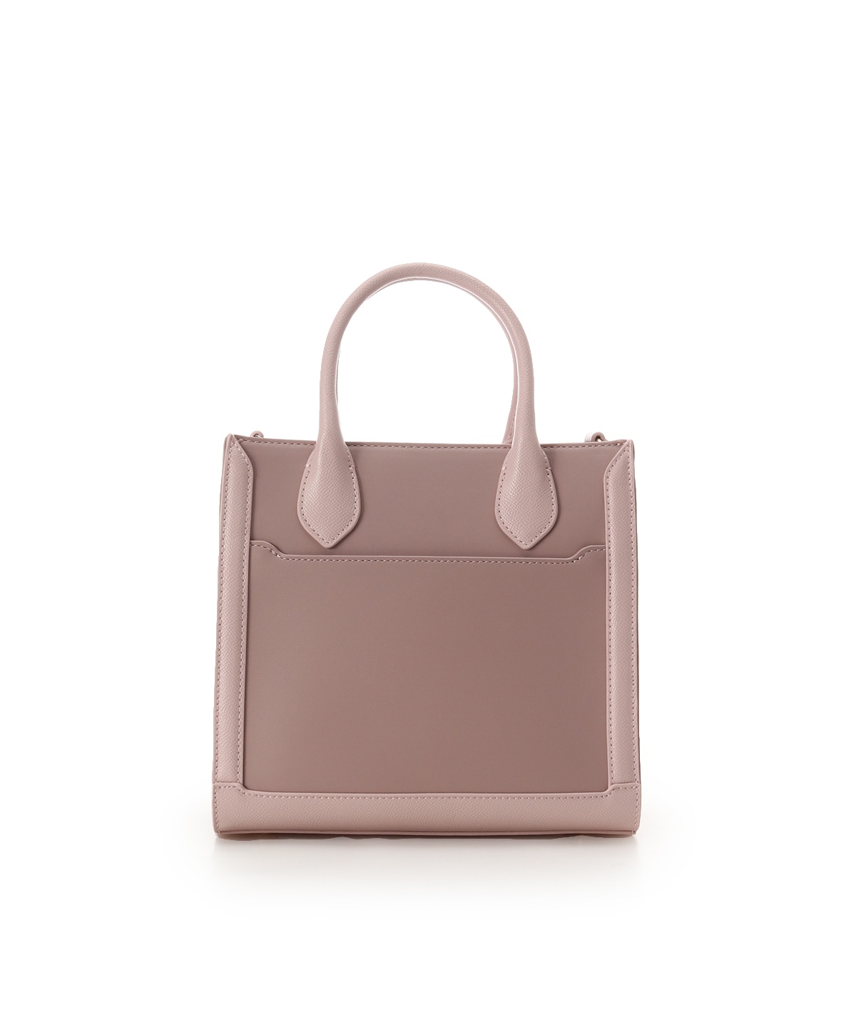 リボンチャーム付きスクエアバッグ